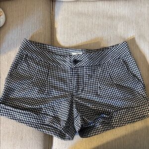 Vintage Xhilaration Black and White Gingham Low Waist Women's Shorts